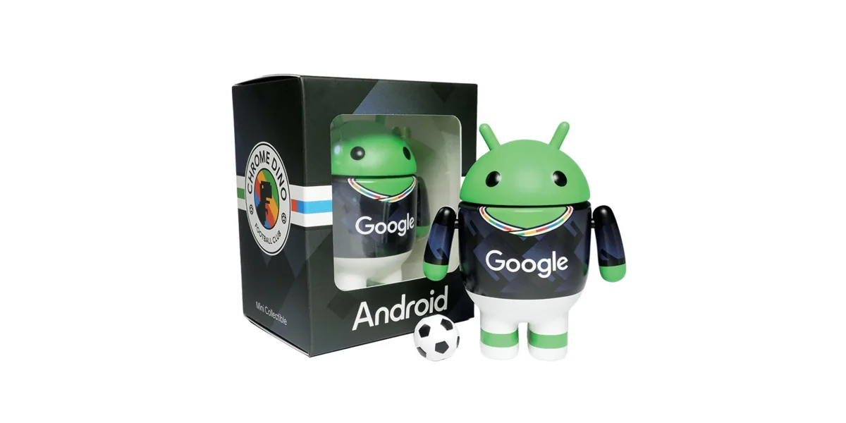 Google's 'Chrome Dino FC' Android Figure Sparks Excitement Ahead of World Cup 2023