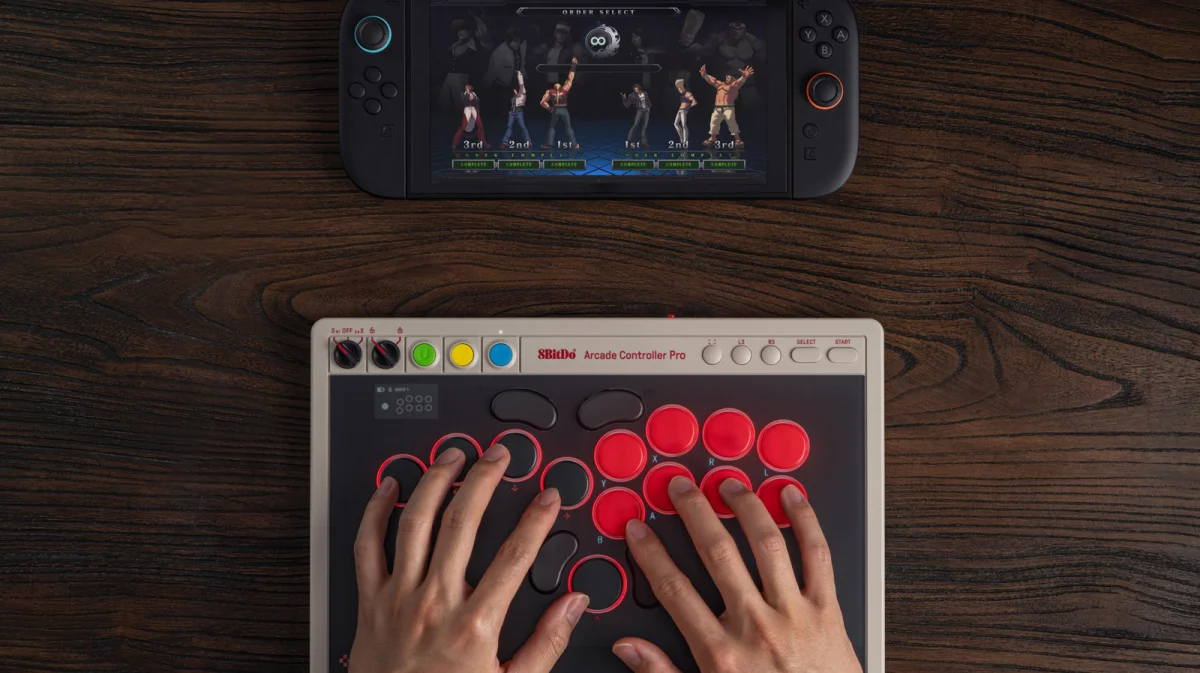 Hardcore fighting game enthusiasts gain an edge with 8BitDo's new Arcade Controller Pro