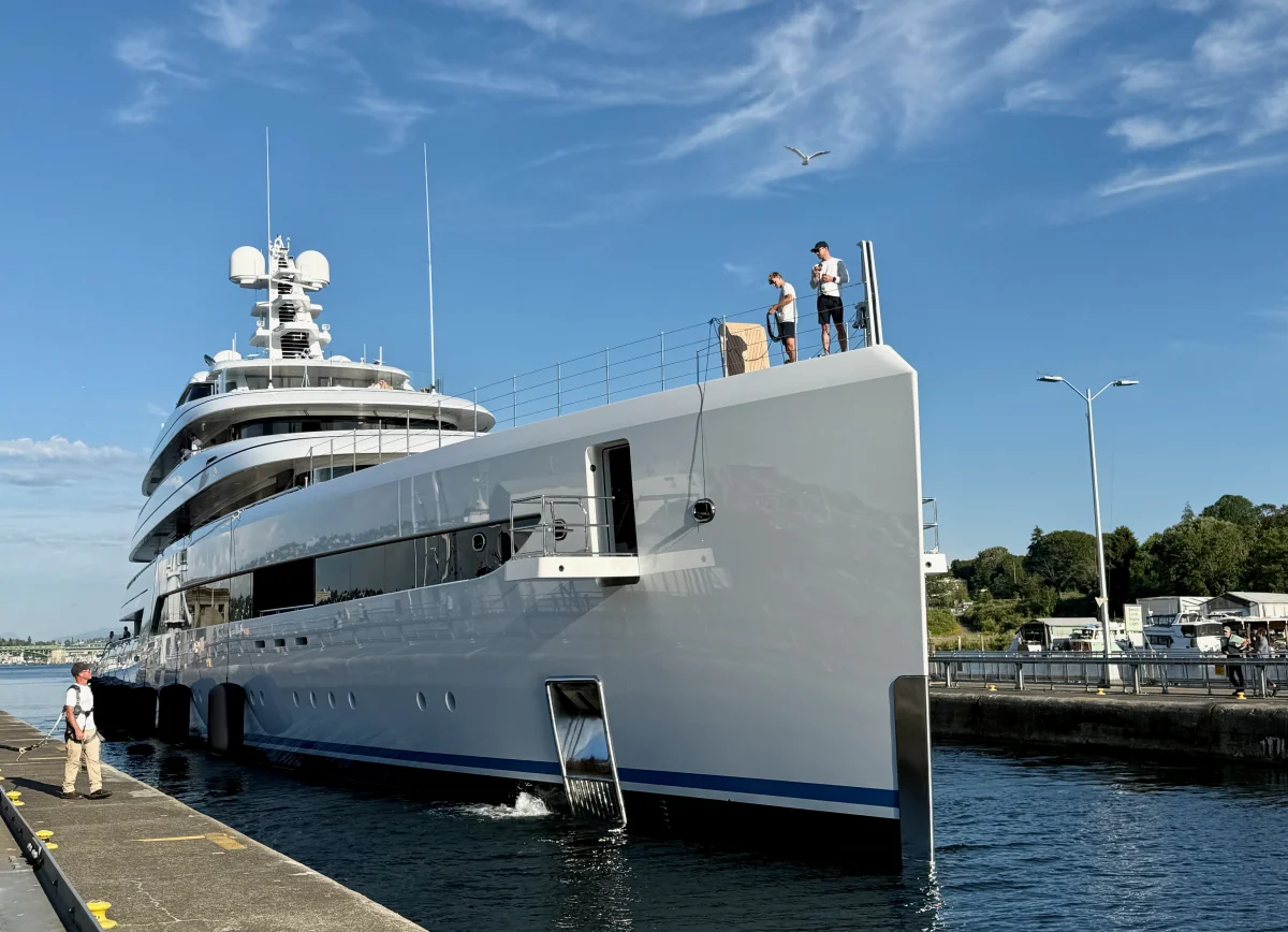 Seattle's waterfront dazzles as billionaire's superyacht showcases luxury and innovation