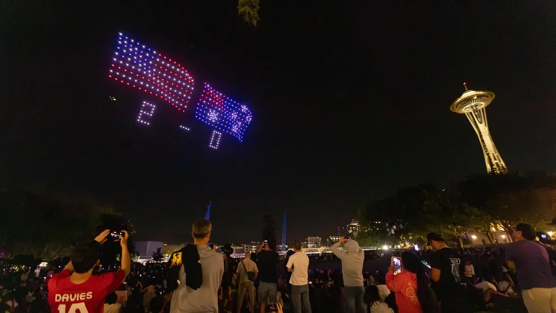 Seattle's World Cup Drone Scoreboard Revolutionizes Nighttime Spectacles for Fans